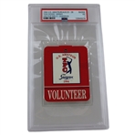 1994 US Amateur Badge - Tiger Woods Winner Amateur Win #1 Sawgrass PSA NM 7