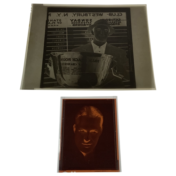 Bobby Jones Hollywood & Sam Snead Palm Beach Round Robin Trophy Photo Negatives