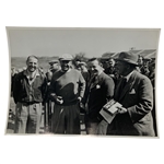 Five (5) Photos Of Open Champions-Tony Lema, Peter Thomson At 1960 Open, Nick Faldo, Bobby Locke (1948), Sam Snead