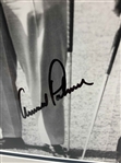 Arnold Palmer Signed B&W Photo with Father Deke JSA ALOA