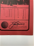 Jack Nicklaus Signed 1966 Open Championship at Muirfield Friday Pairings Sheet JSA ALOA