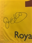 Rory McIlroy Signed 2014 OPEN Championship at Royal Liverpool Flag JSA ALOA