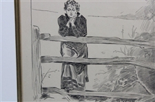 1895 Life Publishing Company Golf Is Not The Only Game On Earth - Framed