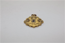 Undated Troon Golf Club Tam Arte Quam Marte Gold Hallmarked Medal