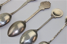 Seven (7) Various Vintage Golf Themed Sterling Silver Spoons
