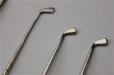 Seven (7) Various Vintage Golf Club Handled Sterling Silver Spoons