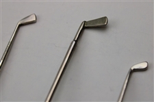 Seven (7) Various Vintage Golf Club Handled Sterling Silver Spoons