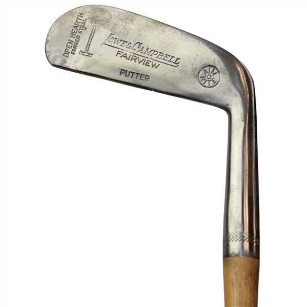 Lowe & Campbell Fairview Open Hearth Forged Steel Aim Rite Putter