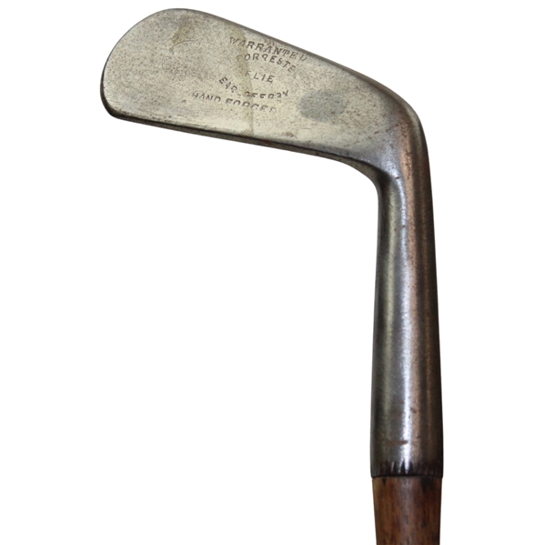 Antique George Forrester Earlsferry Smooth Face Putting Cleek Hickory Shaft Golf Club
