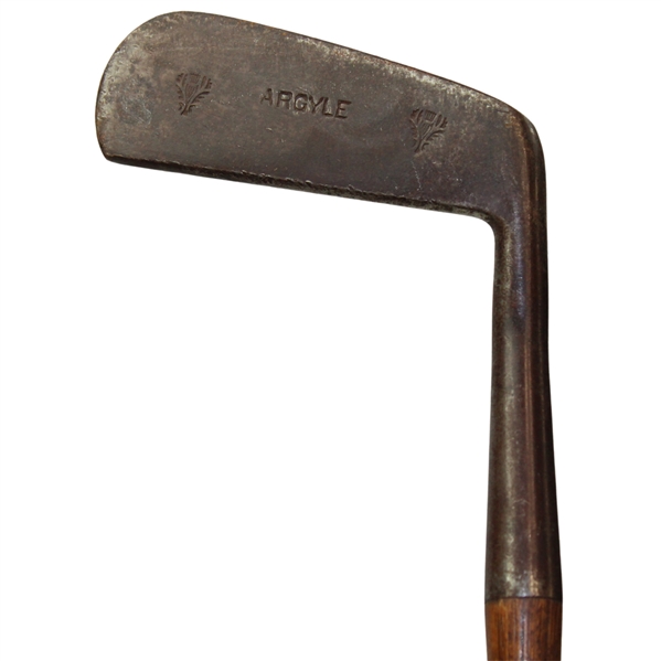 Antique Argyle Thistle Brand Hickory Shafted Golf Putter