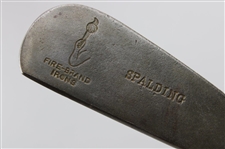 Spalding Fire-Brand Irons Hickory Shafted Putter