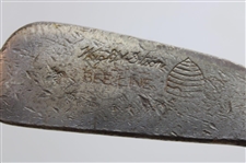 Wright and Ditson Bee-Line Hickory Shaft Putter with Beehive Logo