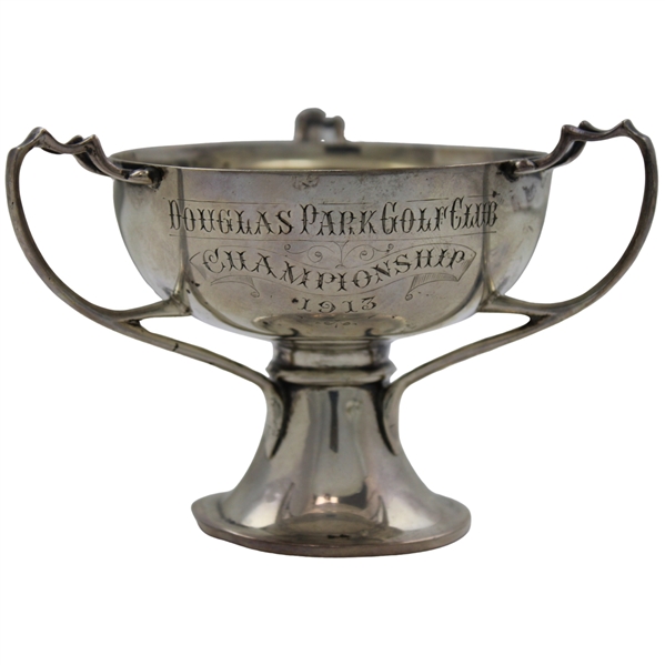 1913 Douglas Park Golf Club Championship Sterling Silver Trophy Won by James A. McGlashan