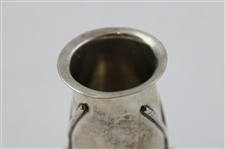 1936 Sterling Silver Crossed Golf Clubs w/Golf Ball Themed Candlestick Holder