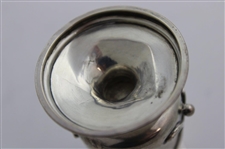 1936 Sterling Silver Crossed Golf Clubs w/Golf Ball Themed Candlestick Holder