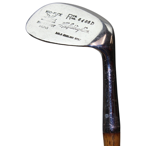 Kro Flite Reg Us Pat Off Reg No 6486 D A. G. Spalding Bros Sweet Spot Irons Mild English Steel 19 Patd Sep 13 1927