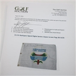 Chi Chi Rodriguez Signed Digital Seniors Classic Screen Flag JSA ALOA