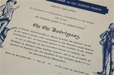 Four (4) Chi Chi Plaques/Awards - Honorary Citizen, Appointment of Mayorship & more