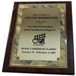 Four (4) Chi Chi Plaques/Awards - Royal Caribbean Classic, 100 Club & more