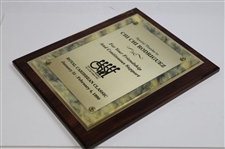 Four (4) Chi Chi Plaques/Awards - Royal Caribbean Classic, 100 Club & more