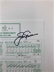 Jack Nicklaus Signed Replica 1986 Masters Tournament 4-Day Scorecard JSA ALOA