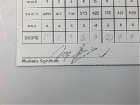 2013 95th PGA Championship Official Tournament Used Scorecard Signed by Rickie Fowler and Sergio Garcia