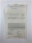 Ben Hogan Signed Pride Pipeline Company. Oil Division Order No. 509 Invoice JSA ALOA