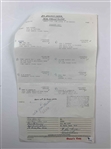 Ben Hogan Signed Pride Pipeline Company. Oil Division Order No. 509 Invoice JSA ALOA