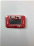 A Collection of Masters Tournament Official Credential Pinback Badges 1979-1991