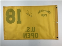 Arnold Palmer Signed 1960 U.S. Open at Cherry Hills Commemorative 18th Hole Flag JSA ALOA