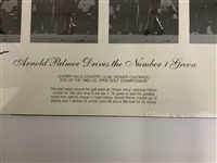 Arnold Palmer Signed 1960 U.S. Open Sequence Print Arnold Palmer Drives the Number 1 Green JSA ALOA