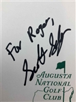 Scottie Scheffler Signed Augusta National Golf Club Scorecard JSA ALOA