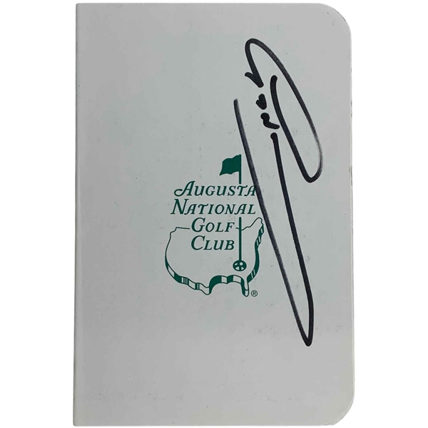 Greg Norman Signed Augusta National Golf Club Scorecard JSA ALOA