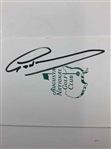 Greg Norman Signed Augusta National Golf Club Scorecard JSA ALOA