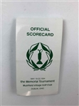 Payne Stewart and Mark Brooks Signed 1994 The Memorial Tournament Official Scorecard