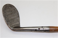 Hickory Shaft Wm. Nichols Dallas Hammer Forged Niblick Golf Club
