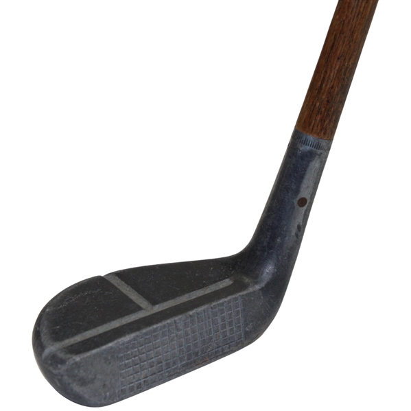 Standard Golf Co. The New Mills R.N.G. Model Aluminum Mallet Putter with Hickory Shaft