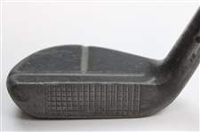 Standard Golf Co. The New Mills R.N.G. Model Aluminum Mallet Putter with Hickory Shaft
