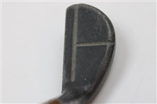 Standard Golf Co. The New Mills R.N.G. Model Aluminum Mallet Putter with Hickory Shaft