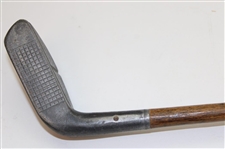 Standard Golf Co. The New Mills R.N.G. Model Aluminum Mallet Putter with Hickory Shaft