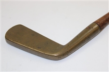 Antique Slazenger and Sons Centraject Brass Blade Putter