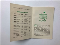 1950 Masters Tournament Spectator Guide - Jimmy Demaret Winner