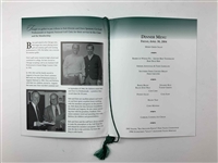 2004 Augusta National Golf Club Bob Kletcke and Dave Spencer Tribute Dinner Program and Menu 