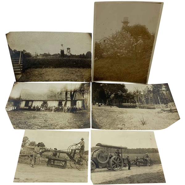 Collection of Six Sepia Toned Photographs of P.J. Berckmans Nursery in Augusta, Georgia