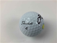 Jack Nicklaus Signed Masters Logo Golf Ball JSA ALOA
