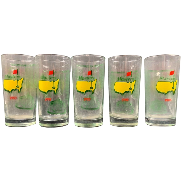 Twenty Five (25) Masters Tournament Commemorative Drinking Glasses