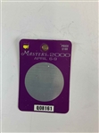 Collection of 2000 Masters Tournament Memorabilia Including Sealed VHS and Badges