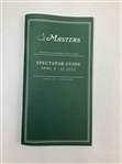 A Collection of Six Masters Tournament Spectator Badges and Spectator Guide from 2022 and 2024