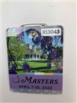 A Collection of Six Masters Tournament Spectator Badges and Spectator Guide from 2022 and 2024