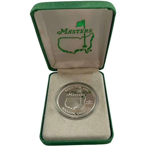 1994 Masters Troy Ounce Silver Coin - Second in Series with Original Box